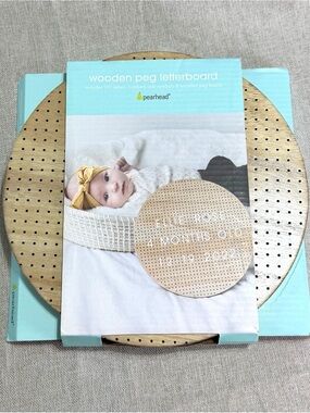 Pearhead Wooden Peg Letterboard
